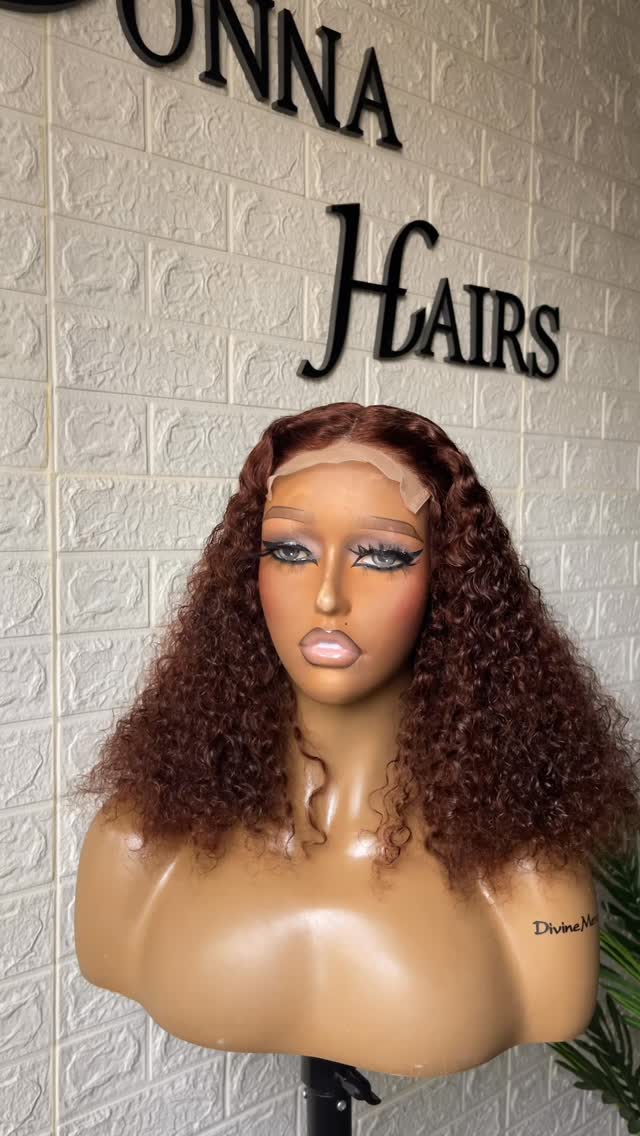 16-inch copper water curls